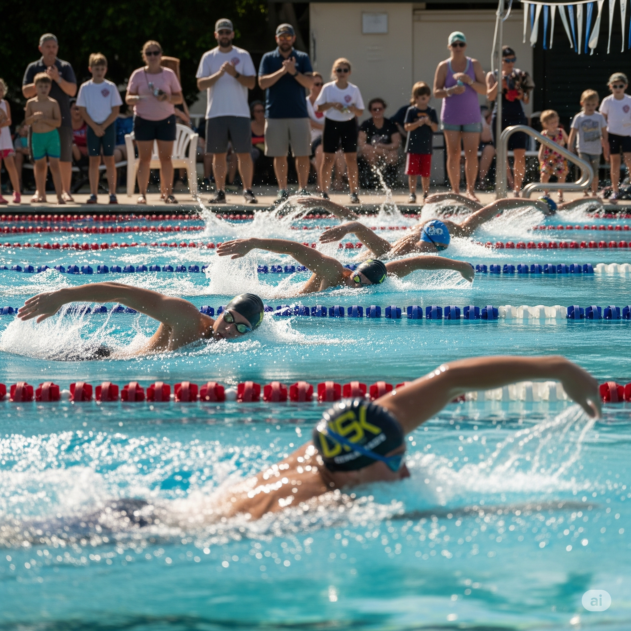 Swimming Goggles and Cap